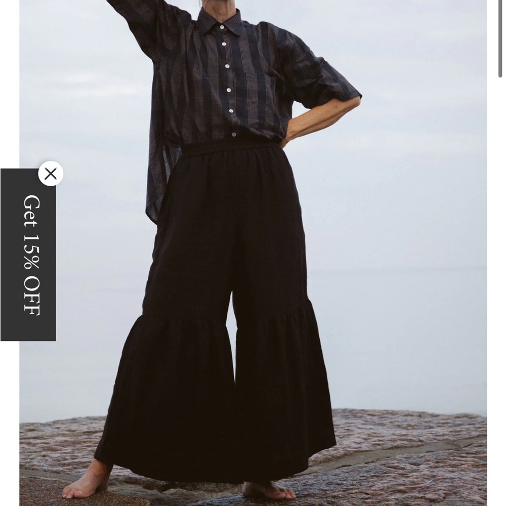Jaggery London Paloma Ruffle Trousers